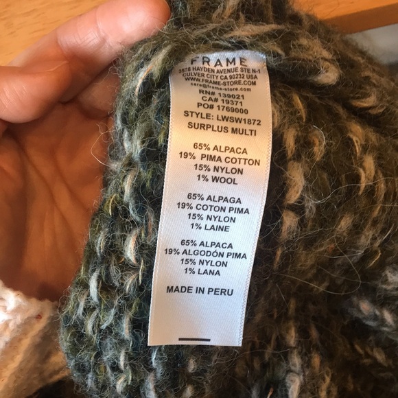 FRAME Alpaca Sweater L - Picture 2 of 2